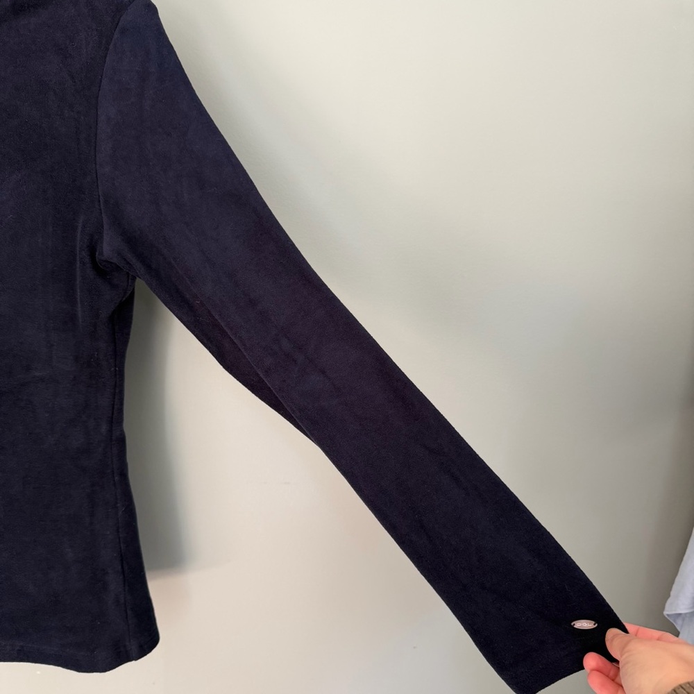 OGL MaxWarm Brami Smoky Navy Blue Long Sleeve Turtleneck - Picture 7 of 16